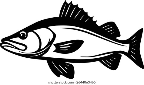 Snook fish design - Fish isolated on transparent background