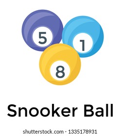 Snooker balls icon in isometric vector 