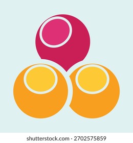 Bolas de Snooker Vector de moda inteligente impresionante diseño increíble útil Ilustración de fondo colorido.eps
