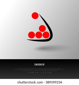 Snooker Black White Freehand Sketch Sparse Graphic Design Vector Illustration EPS10
