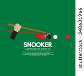 Snooker Competition Vector Illustration
