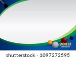 Snooker design background. Vector illustration