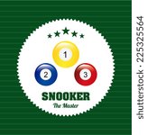 snooker graphic design , vector illustration