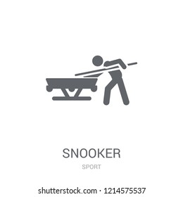 Snooker icon. Trendy Snooker logo concept on white background from Sport collection. Suitable for use on web apps, mobile apps and print media.