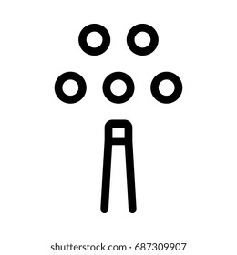 Snooker stick icon