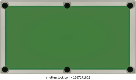 Snooker table. vector illustration