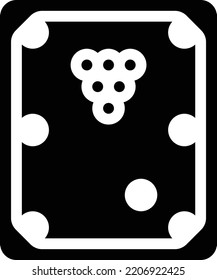 snooker Vector illustration on a transparent background. Premium quality symmbols. Glyphs vector icons for concept and graphic design.