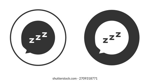 Schnarchen Symbol im Glyphenstil für Web Design. UI-UX-Symbole