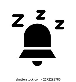 Snooze Icon Vector Symbol Design Illustration