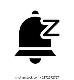 Snooze Icon Vector Symbol Design Illustration