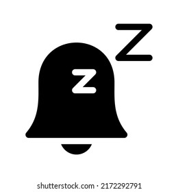 Snooze Icon Vector Symbol Design Illustration