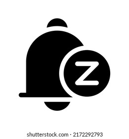 Snooze Icon Vector Symbol Design Illustration