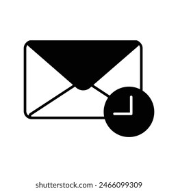 snooze icon with white background vector stock illustration