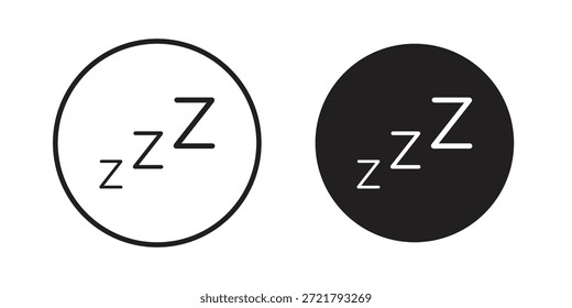 Schlummersymbol für Ihr Website-Design, Logo, App, UI. EPS10