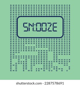 snooze, sleep, graphic, menswear, t-shirt print