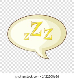 Snoring icon. Cartoon illustration of snoring vector icon for web