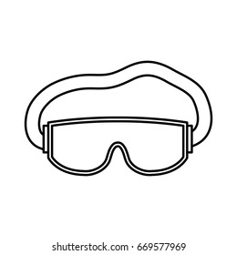 snorkel equipment icon