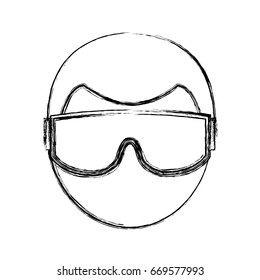 snorkel equipment icon