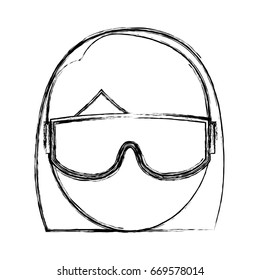 snorkel equipment icon