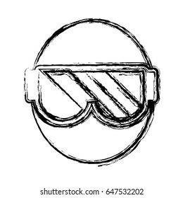 snorkel goggles icon