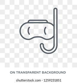 Snorkel icon. Snorkel design concept from  collection. Simple element vector illustration on transparent background.