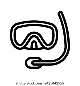 Snorkel icon. sign for mobile concept and web design. vector illustration
