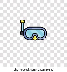 snorkel icon sign and symbol. snorkel color icon for website design and mobile app development. Simple Element from sailor collection for mobile concept and web apps icon.