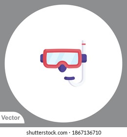 Snorkel icon sign vector,Symbol, logo illustration for web and mobile