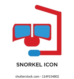 Snorkel icon vector isolated on white background for your web and mobile app design, Snorkel logo concept