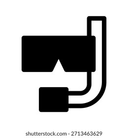 Ilustração de design de símbolo de vetor de ícone de snorkel