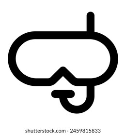 Snorkel icon for web, app, infographic