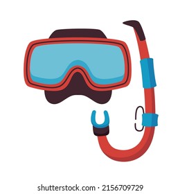 snorkel and mask accessories icon