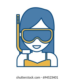 Snorkel mask design