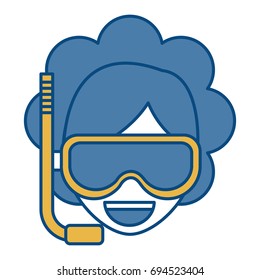 Snorkel mask design