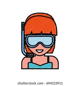 Snorkel mask design