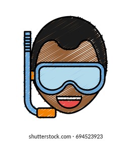 Snorkel mask design
