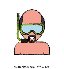 Snorkel mask design