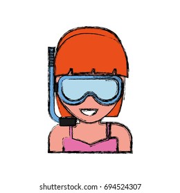 Snorkel mask design