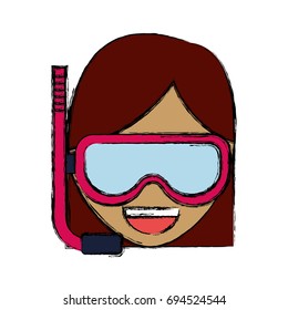 Snorkel mask design