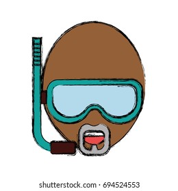 Snorkel mask design
