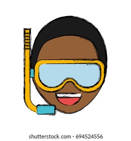 Snorkel mask design