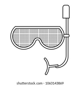 snorkel mask icon