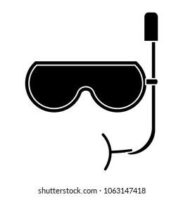 snorkel mask icon