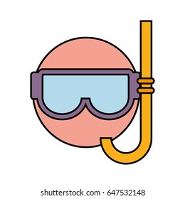snorkel mask icon