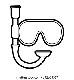 snorkel mask icon image