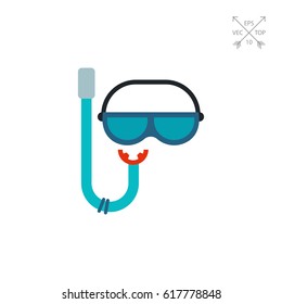 Snorkel and Mask for Scuba Diving Icon
