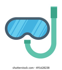Snorkel Mask Vector Icon