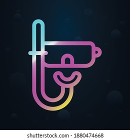 Snorkel nolan icon. Simple thin line, outline vector of seaside icons for ui and ux, website or mobile application