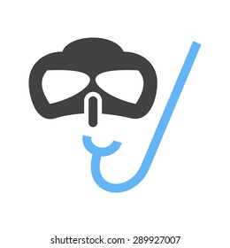 Snorkel, swimming, summer icon vector image.Can also be used for summer, recreation and fun. Suitable for use on mobile apps, web apps and print media.