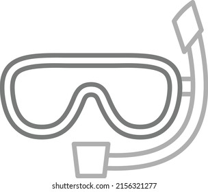 Snorkel vector icon. Can be used for printing, mobile and web applications.